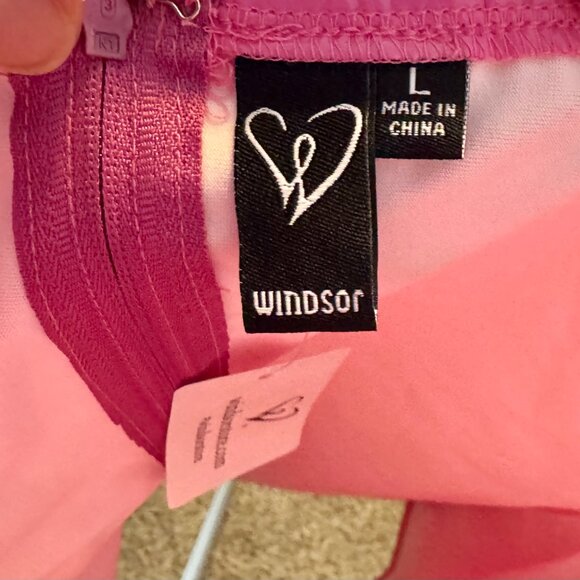 Pink Faux Pink Leather Dress for Bachelorette Party, Dance or Costume Party. - Picture 8 of 13